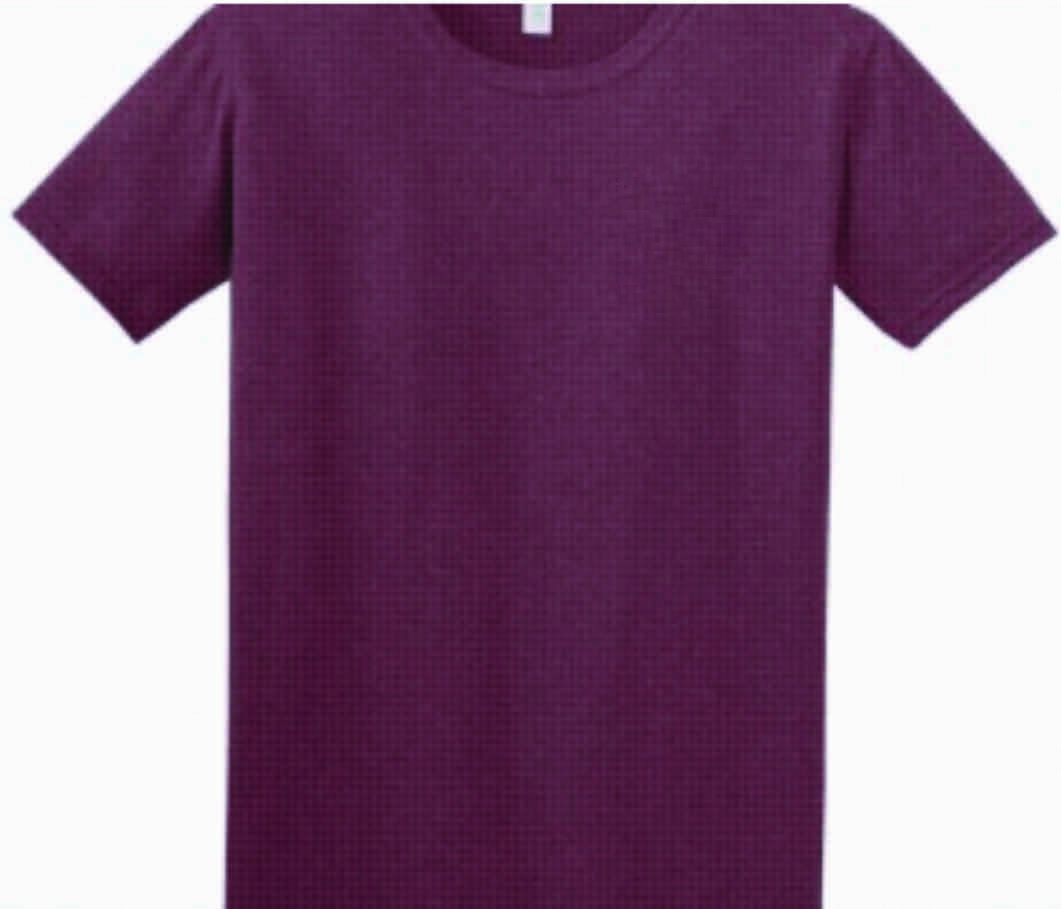 Short Sleeve Maroon Gym T-Shirt